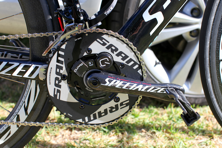 オメガファーマ・クイックステップ スペシャライズド・S-WORKS VENGE Quarqのパワーメーターを搭載