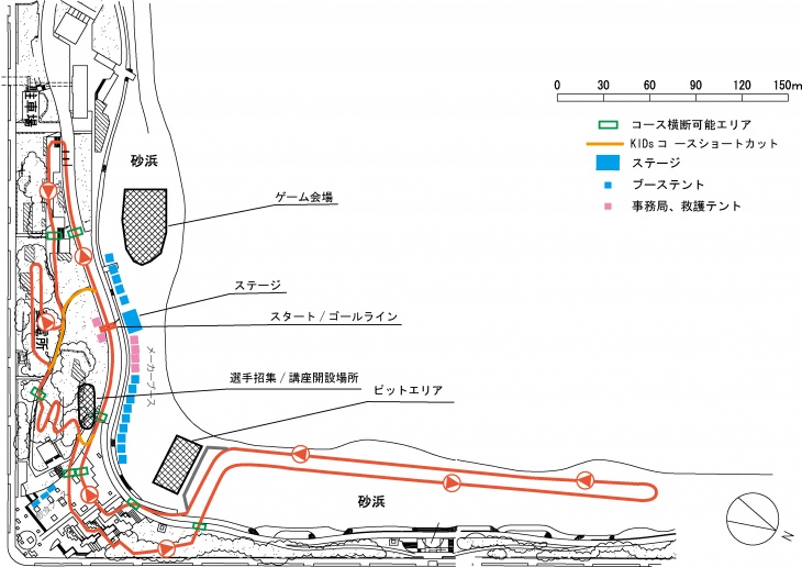 Cyclo Cross Tokyo 2012　コース地図