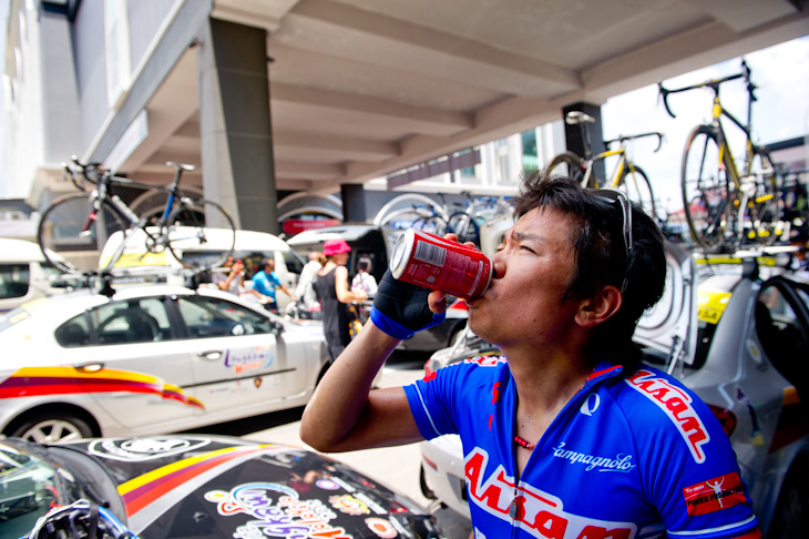 19位でレースを終えた西谷泰治(愛三工業レーシング)