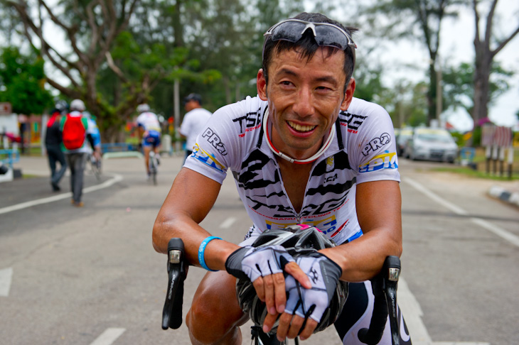 アジアツアーで驚異のアタックを続ける福島晋一(トレンガヌサイクリングチーム)