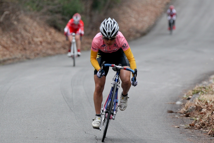 Fクラス　優勝の高橋奈美（Vitesse-Serotta-Feminin）