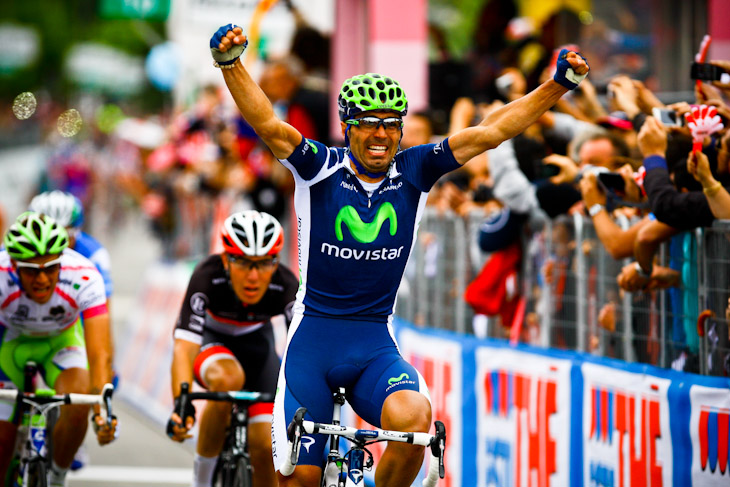 2年連続ステージ優勝を飾ったフランシスコホセ・ベントソ(スペイン、モビスター)