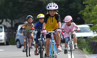 キッズを対象とした自転車講習会 ウィーラースクール