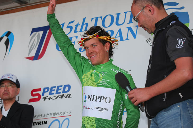 ステージ優勝&個人総合リーダーのジュリアン・アレドンド(チームNIPPO)