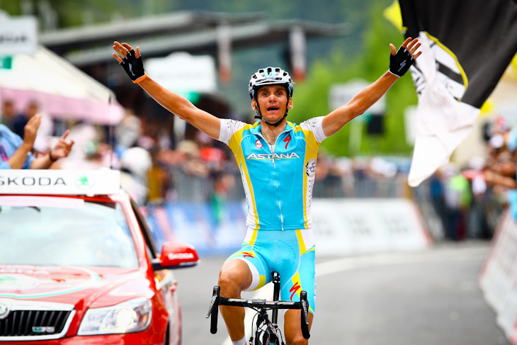 2012年ジロ・デ・イタリアでステージ優勝を飾ったロマン・クロイツィゲル（チェコ、アスタナ）