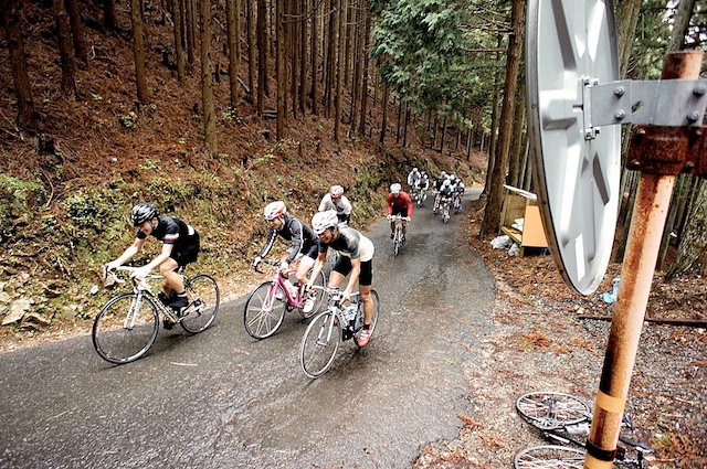 京都で行なわれた山岳ライド「ジロ・デ・6ヶ峠」の様子