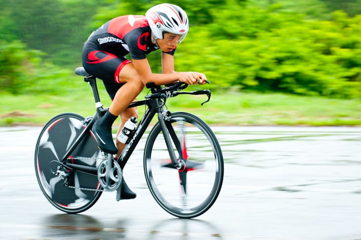 全日本選手権タイムトライアルU23で優勝した椿大志