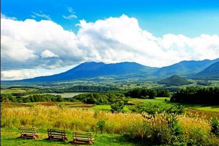 風光明媚な嬬恋村の風景