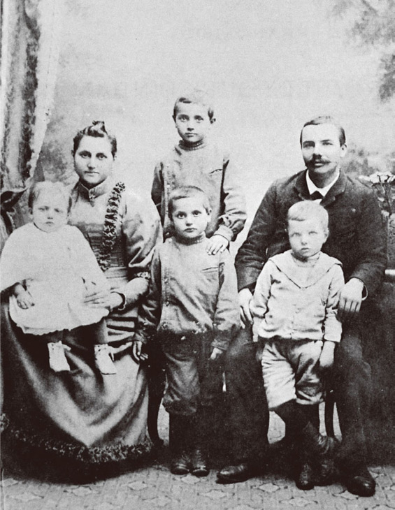 エミール・カミュゼとその家族