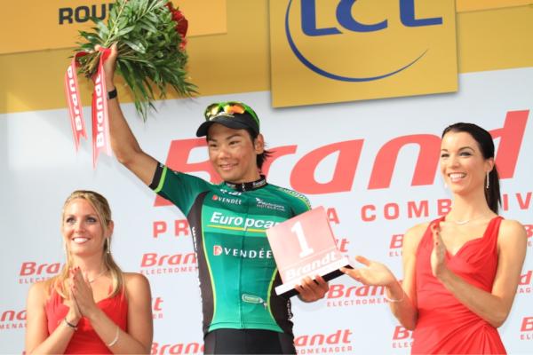敢闘賞を獲得した新城幸也(日本、ユーロップカー)