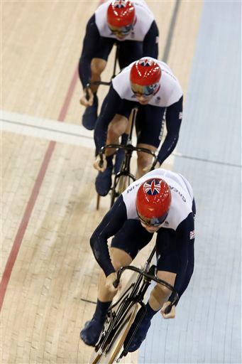 男子チームスプリント　ワールドレコードで優勝したイギリス