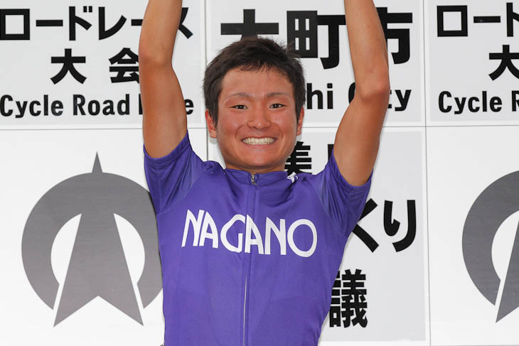 ジュニア1位の横山航太(長野県連合)