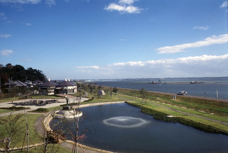 スタート/ゴール地点となる歩崎公園