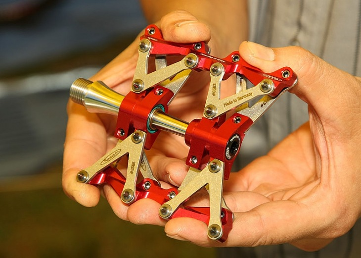 Reset Racing ペダル3 CNC7075アルミ製ペダル+ステンシャフト