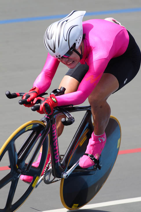 男子1kmタイムトライアル決勝 1位 末木浩二(日本大)1分05秒892