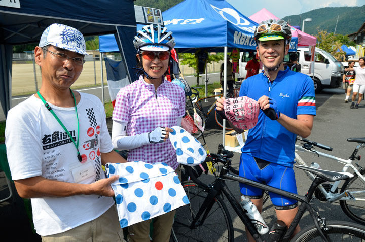 おしゃれな手作りサイクルキャップとサッコシュの 縁 さん Cyclowired