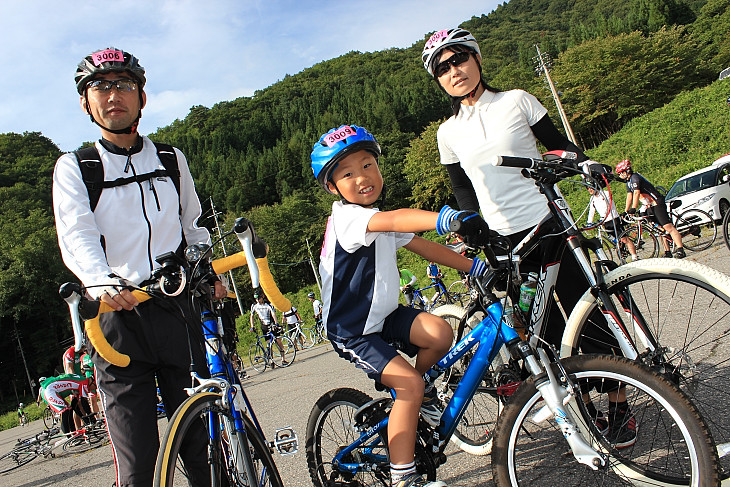 親子で走る参加者も多い