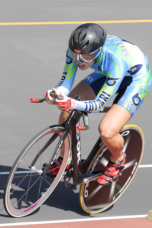 少年1kmタイムトライアル 1位 佐伯亮輔(鳥取)