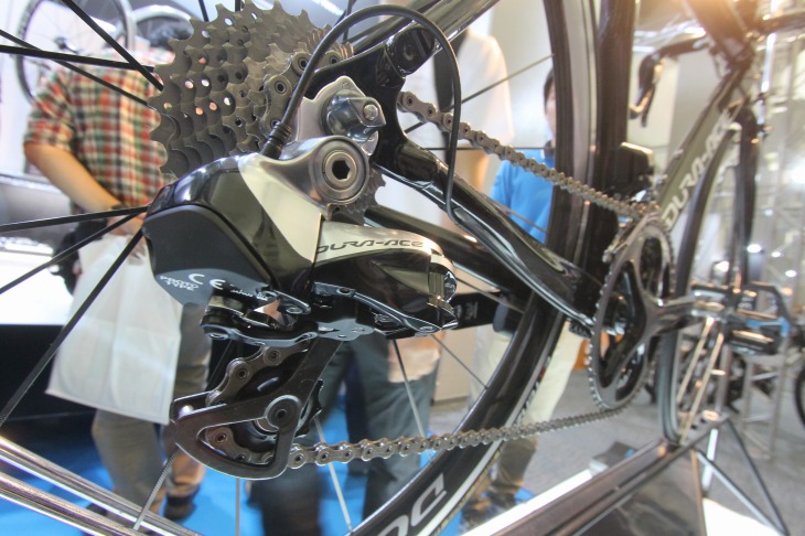 新型のDi2コンポーネントも展示