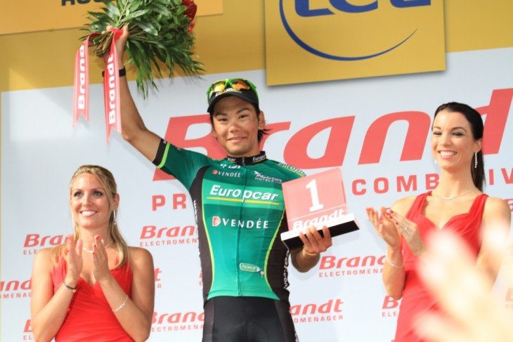 ツール・ド・フランスで敢闘賞を獲得するなど、大きな活躍をした新城幸也がゲスト参加