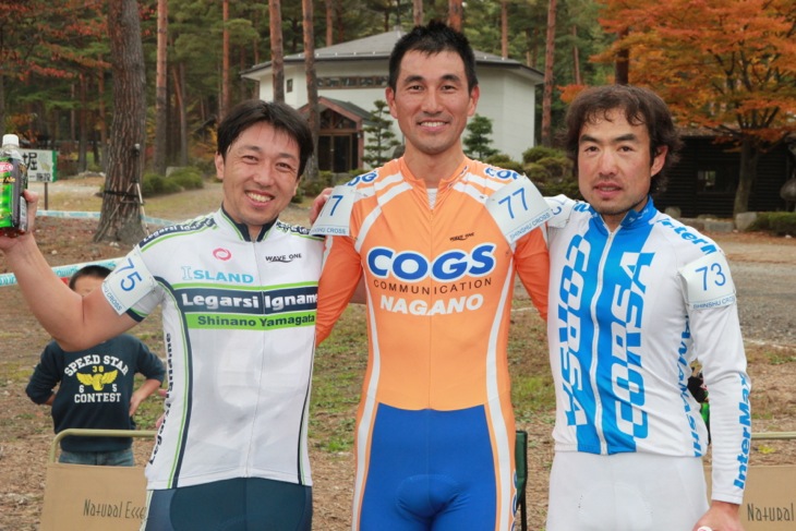 カテゴリー2表彰 牧野 崇(COGS)が優勝