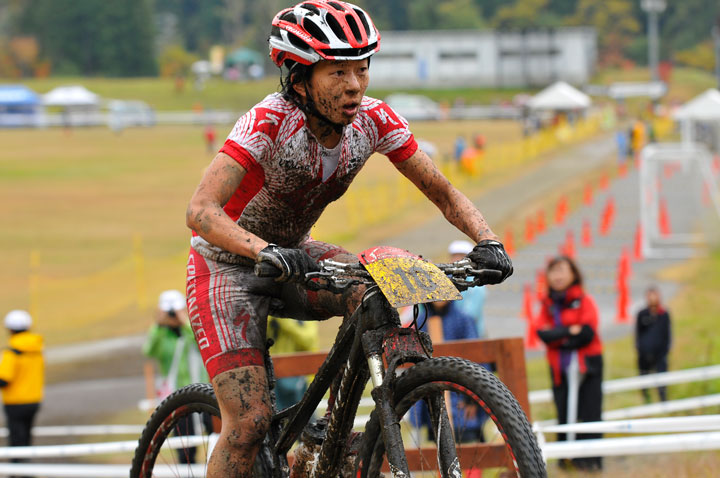 長かった競技者人生ラストランの片山梨絵(SPECIALIZED)
