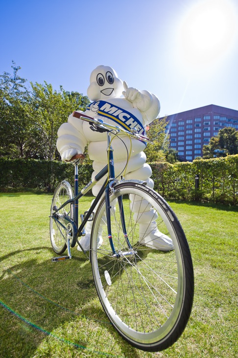 ミシュランのマスコット、ビバンダムとVelo MICHELIN Paris-Brest