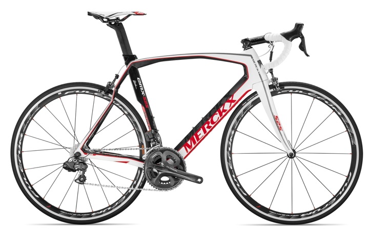 エディ・メルクス EMX-525  White Carbon Red Shimano Ultegra