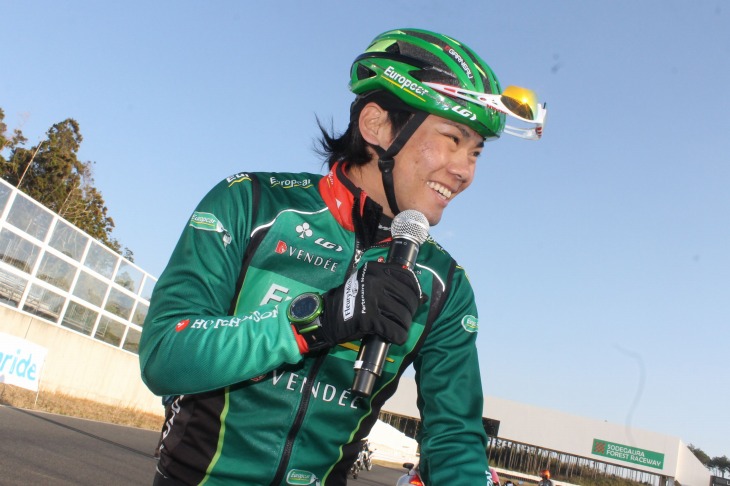 ゲストライダーとして参加してくれた新城幸也選手