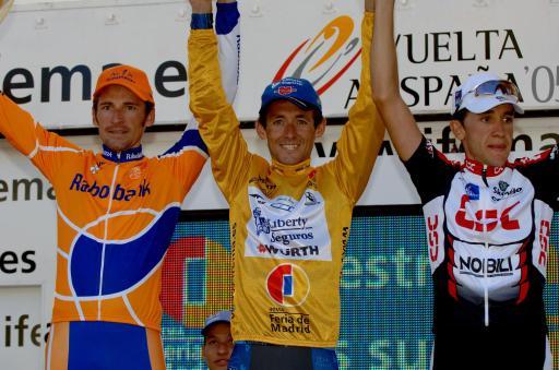 2005年ブエルタ・ア・エスパーニャで総合優勝に輝いたロベルト・エラス（スペイン）