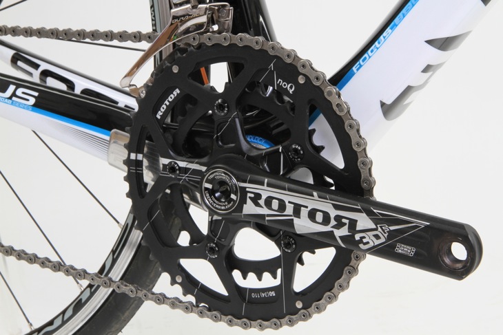 ROTORの3dFクランク+noQチェーンリングをアッセンブルする