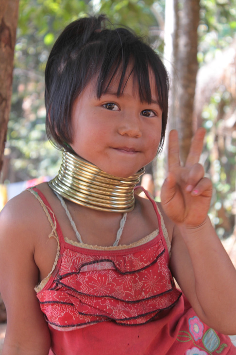 首長族の女の子は、とってもかわいい