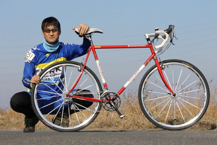 島田修一さん（クラブ遊輪館） RITCHEY SWISSCROSS