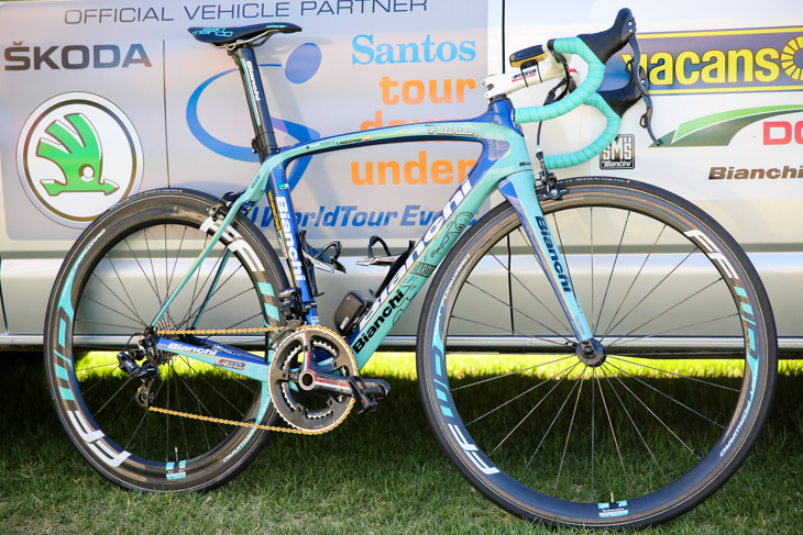トマシュ・マルチンスキー(ポーランド、ヴァカンソレイユ・DCM)のビアンキ・OLTRE XR