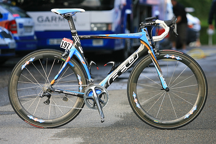 ガーミン・チポレが2008年ツール・ド・フランスで駆った初代AR。TTバイク然としたフォルムは業界に衝撃を与えた