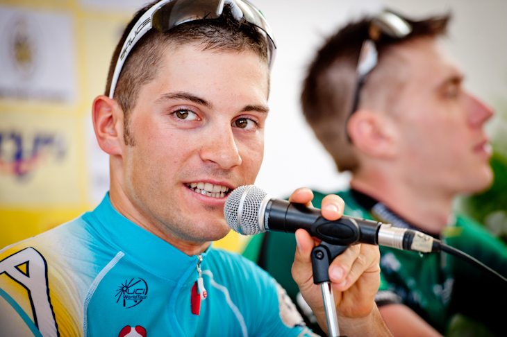 すでに本大会11勝を挙げているアンドレア・グアルディーニ（イタリア、アスタナ）、UCIプロチームでの1勝目を挙げたいと話す