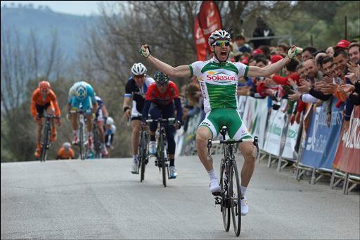 第1ステージ　優勝したジョナタン・イヴェール（フランス、ソジャサン）