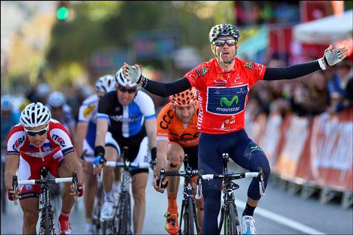 第3ステージ　リーダージャージのアレハンドロ・バルベルデ（スペイン、モビスター）が2勝目