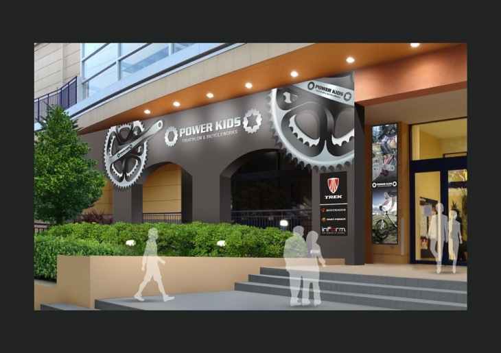 トレックコンセプトストア POWER-KIDS昭島店 巨大クランクが目印