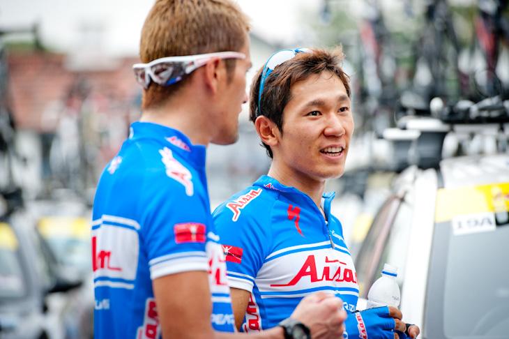 最後は離れてしまったという福田真平(愛三工業レーシング)。次のチャンスを狙う