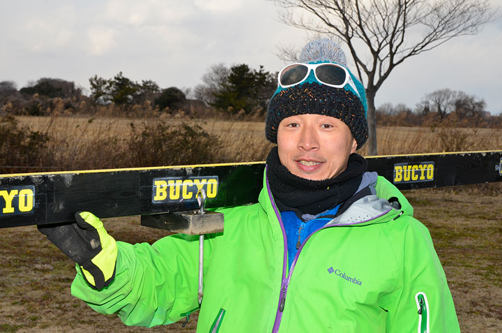 コースセッターを務めた2012シクロクロスマスターズチャンプの筧太一