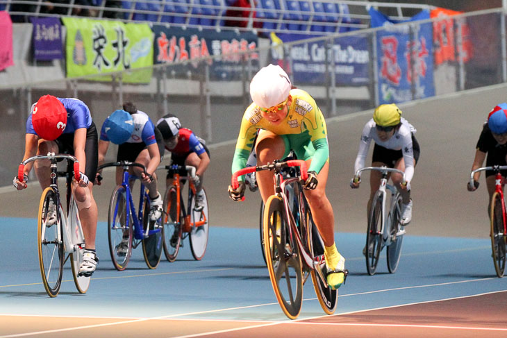 女子スクラッチ 元砂七夕美(奈良・榛生昇陽)が優勝