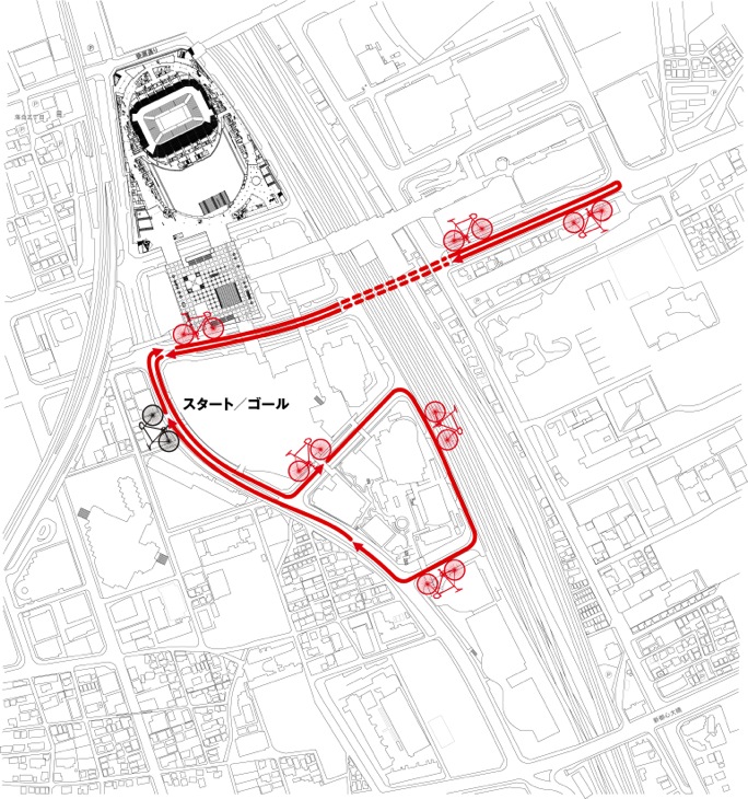 SAITAMA Criterium by Le Tour de France コース図