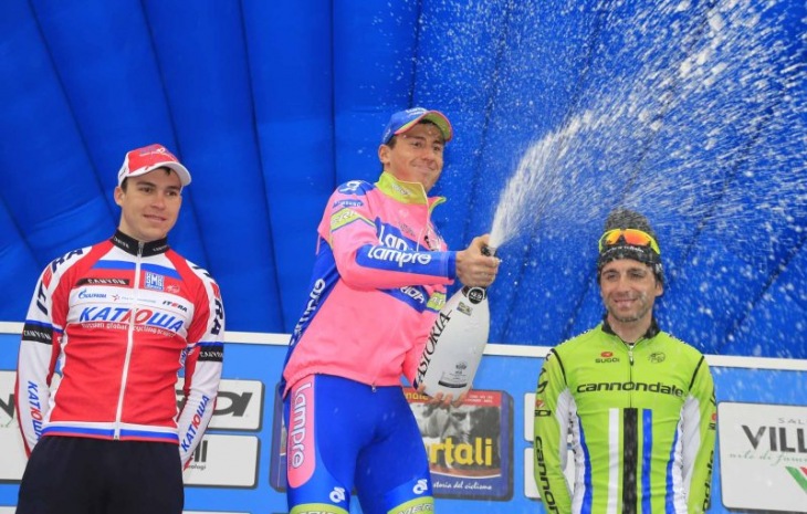 第4ステージ 個人タイムトライアルでアドリアーノ・マローリ(イタリア、ランプレ・メリダ)が優勝