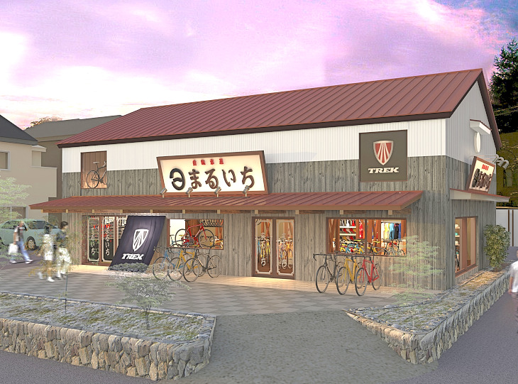 トレックコンセプトストア まるいち丁田店外観(完成予想図)