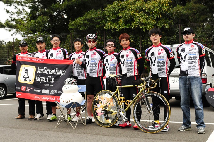 メイドさん学科自転車部の皆さん