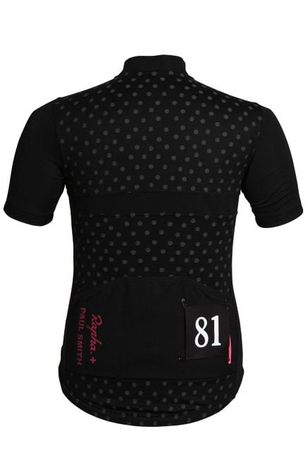 Rapha+Paul Smith Black Jersey(背面)
