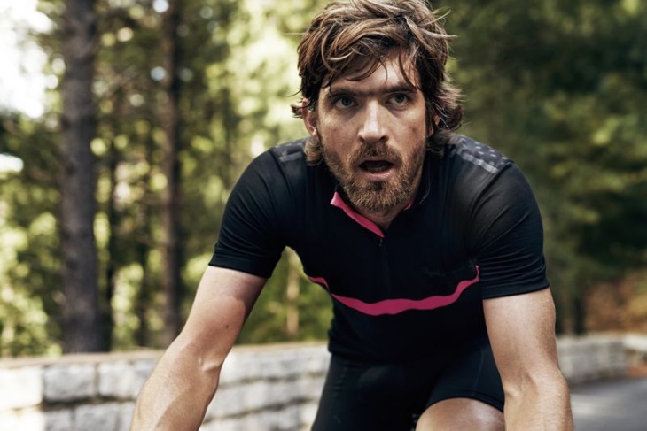 マリア・ネラをイメージした限定ジャージ、Rapha+Paul Smith　Black Jersey