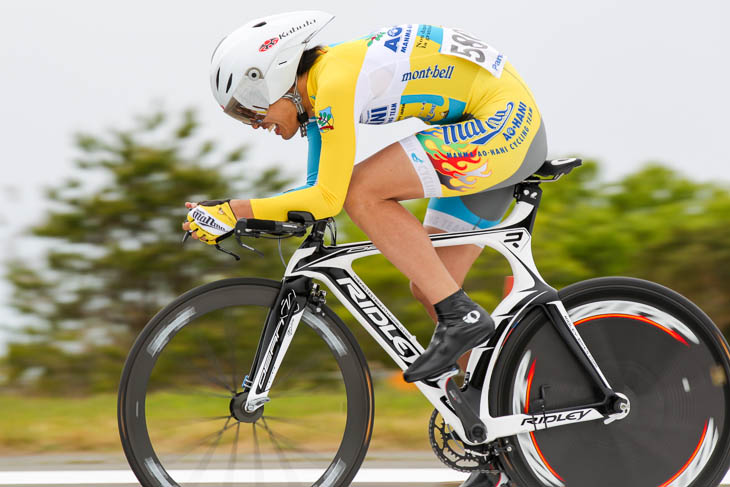 E3優勝の中川智(まんま-AO・HANI CyclingTeam)3分29秒69