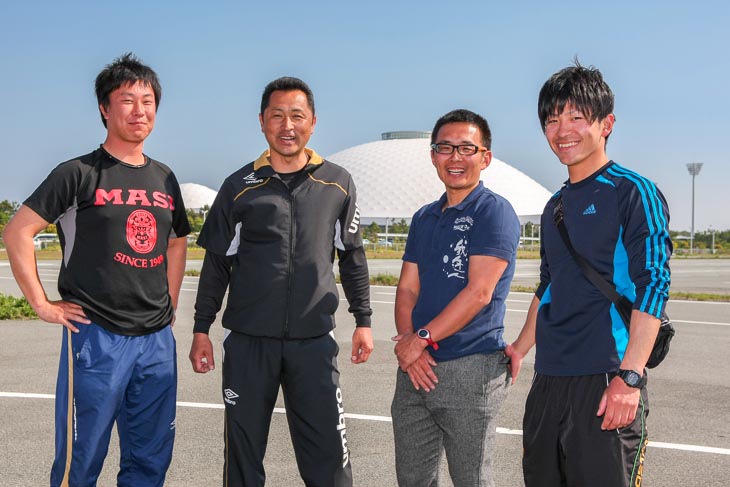 山口県ジュニアサイクルスポーツクラブのコーチ陣